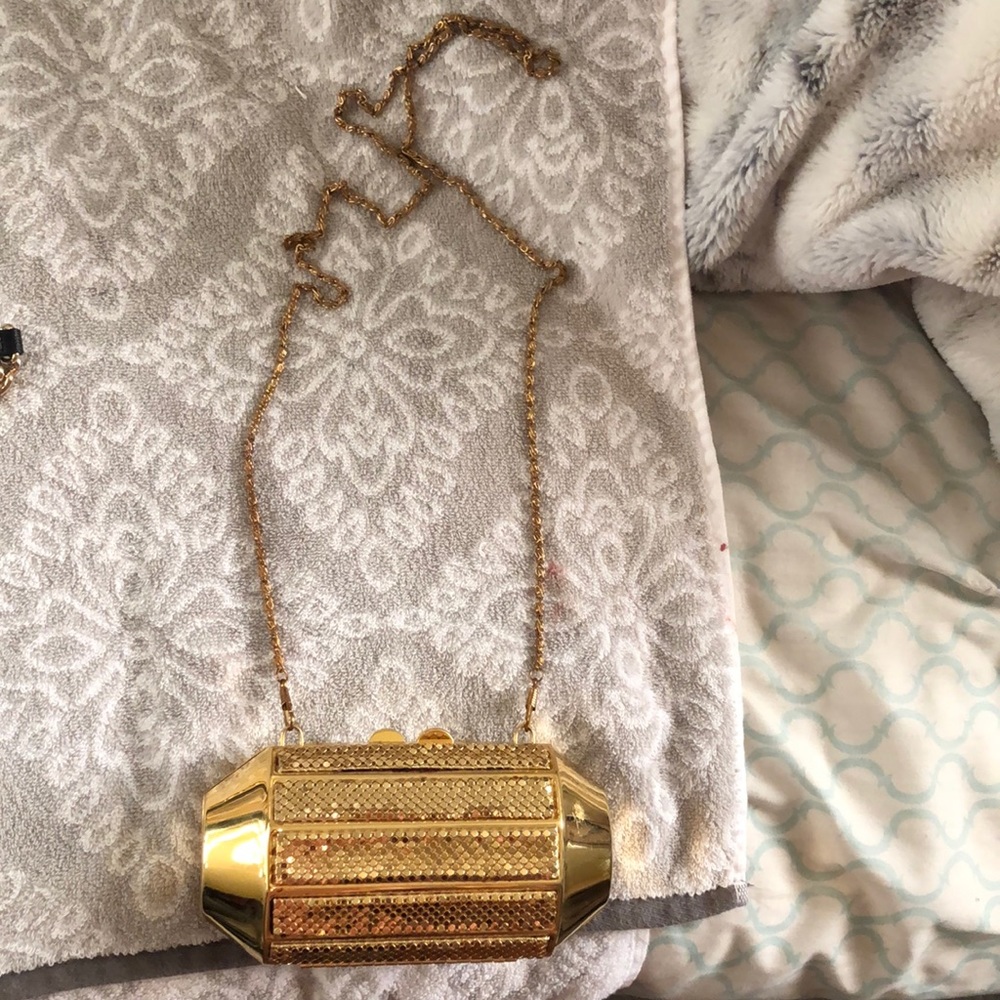 Gold night bag